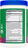 Nutricost Organic Greens Powder 408g lifestyle scene with smoothie