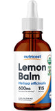 Nutricost Organic Lemon Balm Liquid Extract 3.8 Fl Oz front view