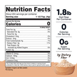 Nutricost Organic Oat Fiber 930g packaging side view