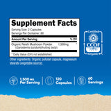 Nutricost Organic Reishi Mushroom bottle with label