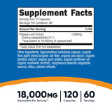 Nutricost Papaya Leaf Extract capsule close-up