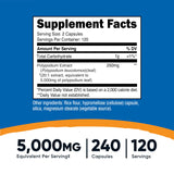 Nutricost Polypodium Leucotomos Extract 240 Capsules side view