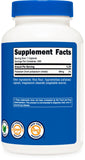 Nutricost Potassium Citrate capsules on a wooden table