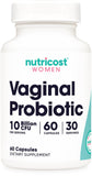 Nutricost Probiotics Acidophilus 10 Billion CFU 60 Capsules front view