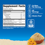 Nutricost Psyllium Capsules showing organic ingredients