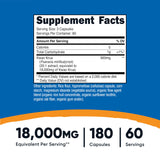 Nutricost Pueraria Mirifica Capsules 180 count side view