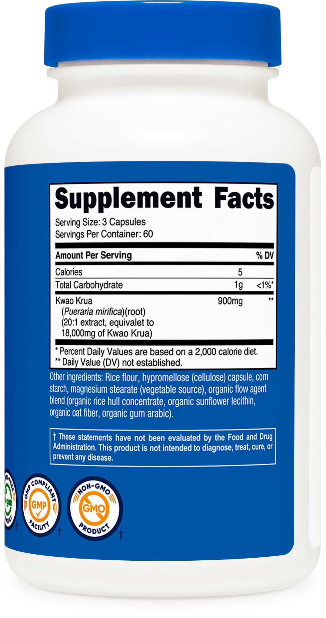 Nutricost Pueraria Mirifica Capsules close-up of capsules