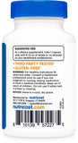 Nutricost Pyrroloquinoline Quinone 20mg capsule bottle back view
