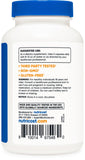 Nutricost Quercetin 880mg with Bromelain 165mg back view of bottle