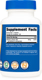Nutricost Riboflavin-5-Phosphate capsules in hand for size comparison