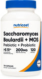 Nutricost Saccharomyces Boulardii 120 Capsules front view