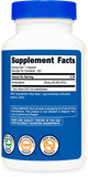Nutricost Serrapeptase Capsules on a wooden table