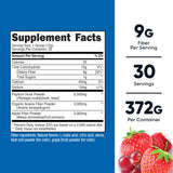Nutricost Soluble Fiber Powder 440g back view with ingredient list