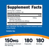 Nutricost Soy Isoflavones bottle with label details