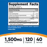 Nutricost Spermidine Wheat Germ bottle side view