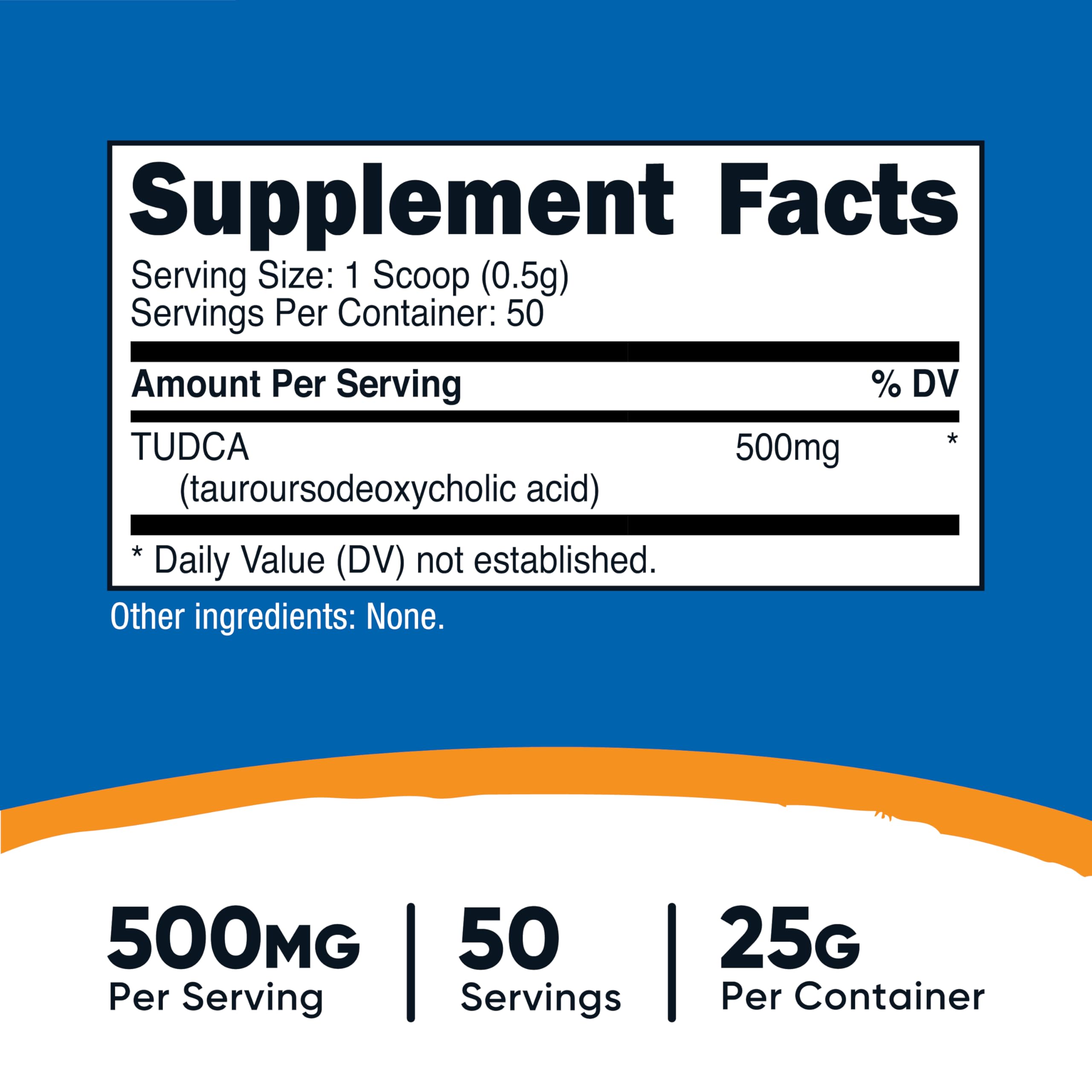 Nutricost Tudca Powder 25g scoop included