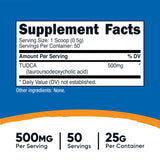 Nutricost Tudca Powder 25g scoop included