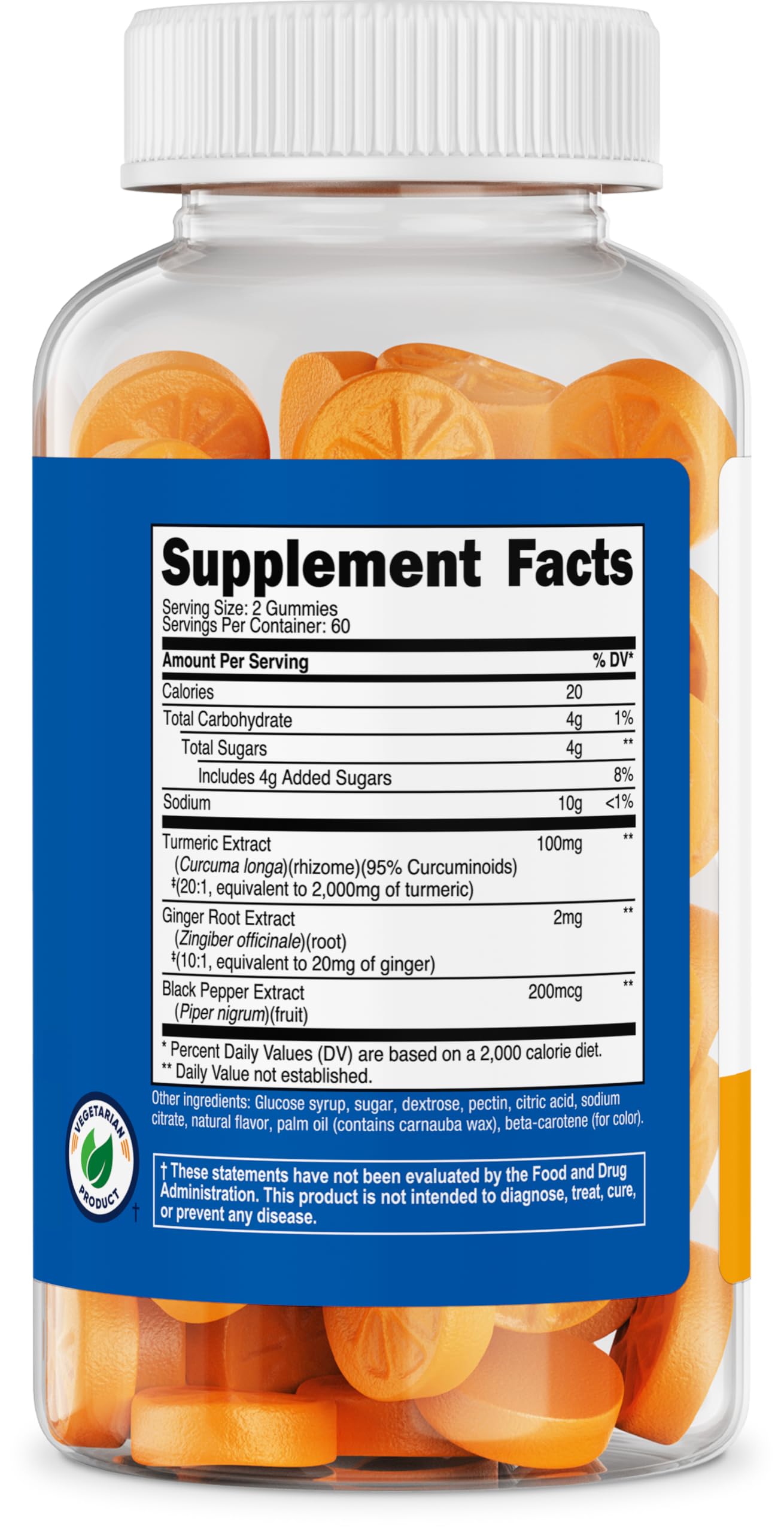 Nutricost Turmeric Gummies ingredients list
