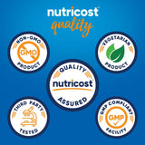 Nutricost Turmeric Supplement back view with ingredient list