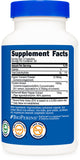 Nutricost Turmeric Supplement bottle with a measuring spoon