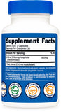 Nutricost Uridine Monophosphate 600mg 60 Capsules on a wooden table