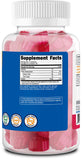 Nutricost Vegan Daily Fiber Gummies on a table with fresh berries