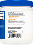 Nutricost Vitamin C Powder close-up of label