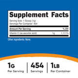 Nutricost Vitamin C Powder scoop included
