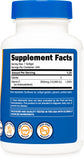Nutricost Vitamin D3 bottle back view with ingredients