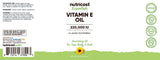 Nutricost Vitamin E Oil 8 oz bottle side view
