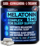 NutriFact Melatonin 5mg Sleep Aid 60 capsules front view