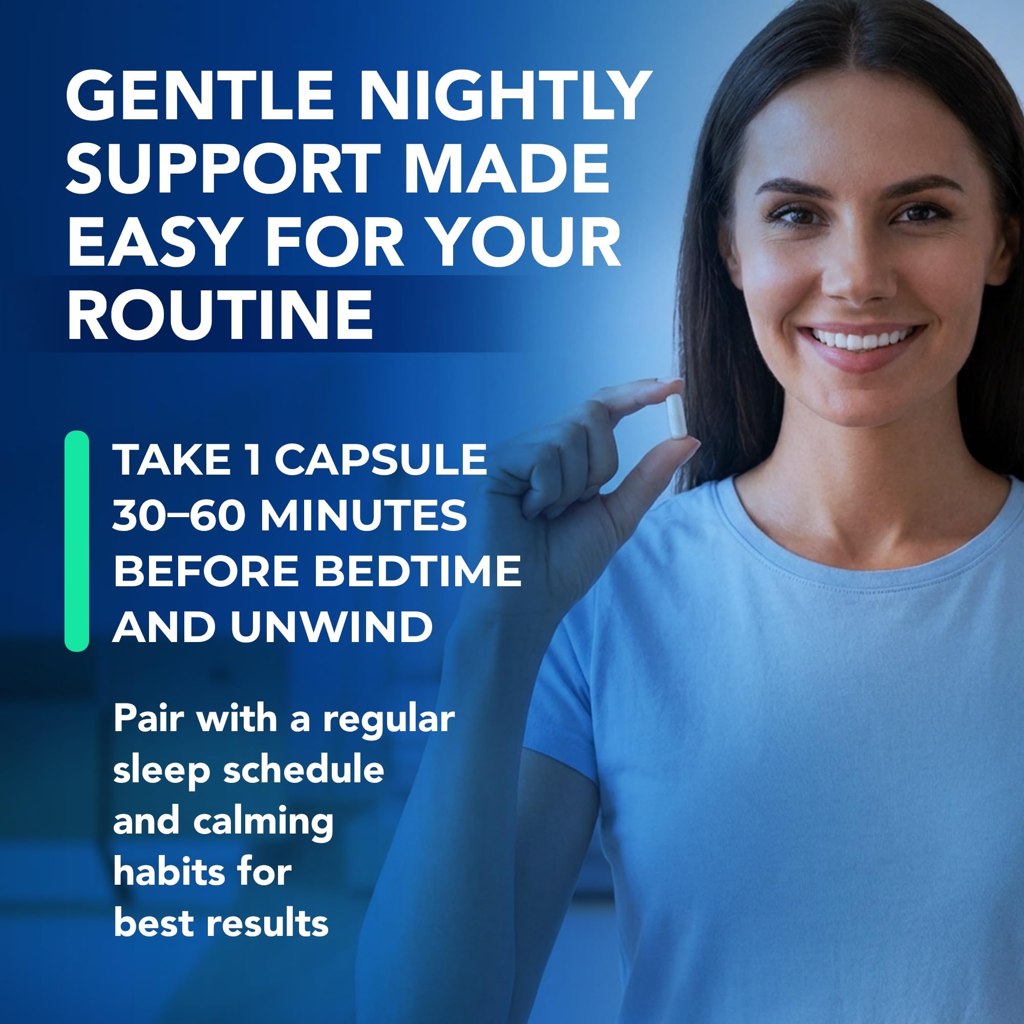 NutriFact Melatonin 5mg Sleep Aid with magnesium and ashwagandha