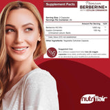 NutriFlair Berberine HCL 1200mg supplement bottle with label