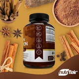 NutriFlair Ceylon Cinnamon capsules close-up