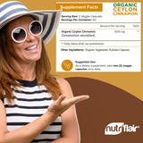 NutriFlair Ceylon Cinnamon capsules close-up