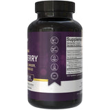 NutriFlair Sambucus Elderberry Capsules 1000mg side view