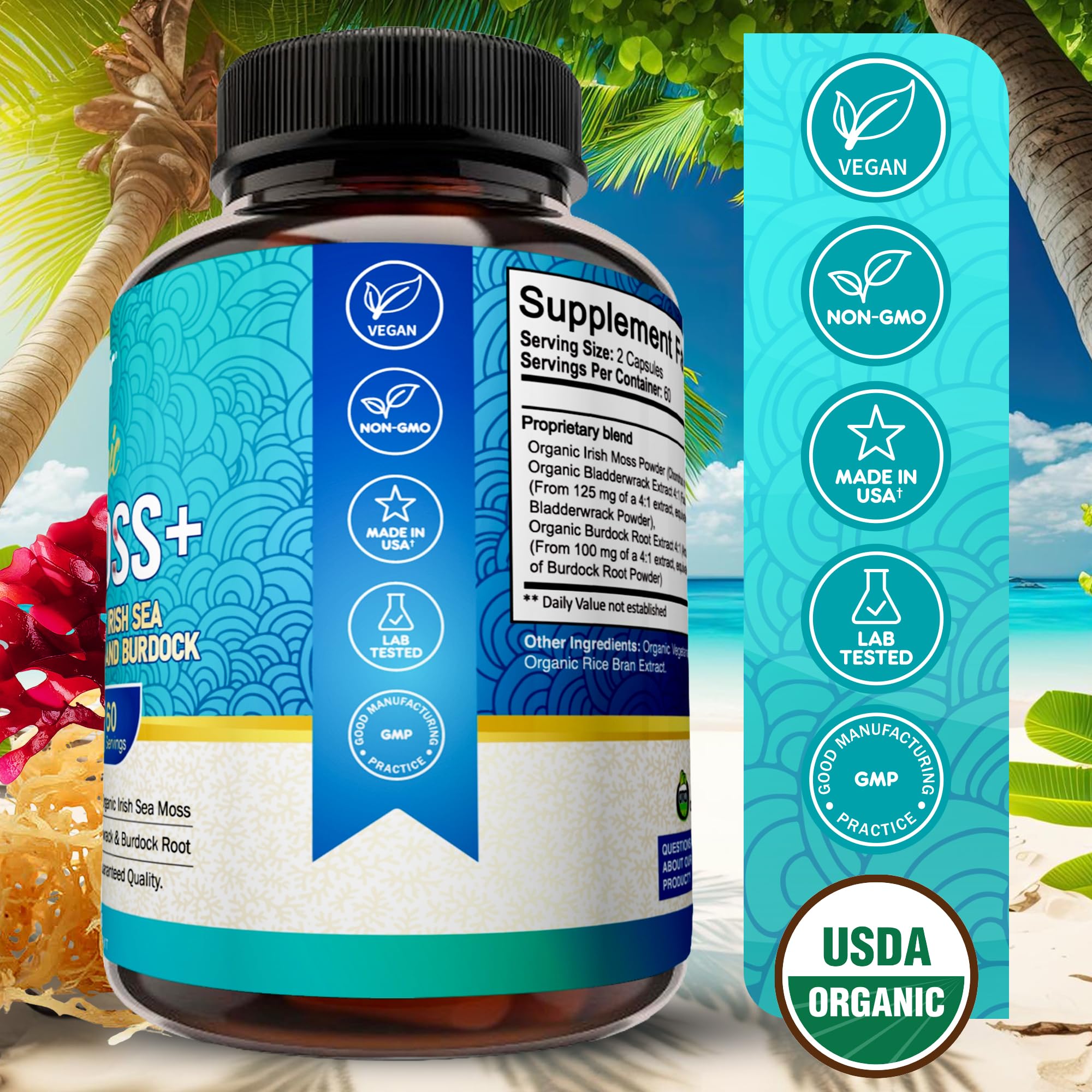 NutriFlair Sea Moss Capsules lifestyle scene