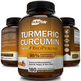 NutriFlair Turmeric Curcumin capsules close-up