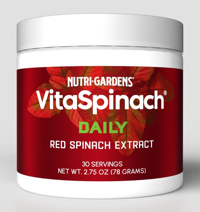 Nutrigardens Vita Spinach Red Spinach Extract front view