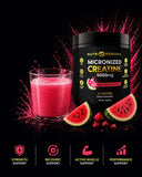 Nutrigenius + Creatine Monohydrate supplement back view