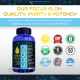 NutriGenomic Naturals CoQ10 100mg supplement ingredients list