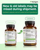 Nutrigent Evening Primrose Oil Capsules on a wooden surface