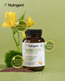 Nutrigent Evening Primrose Oil Capsules side view showing capsule size