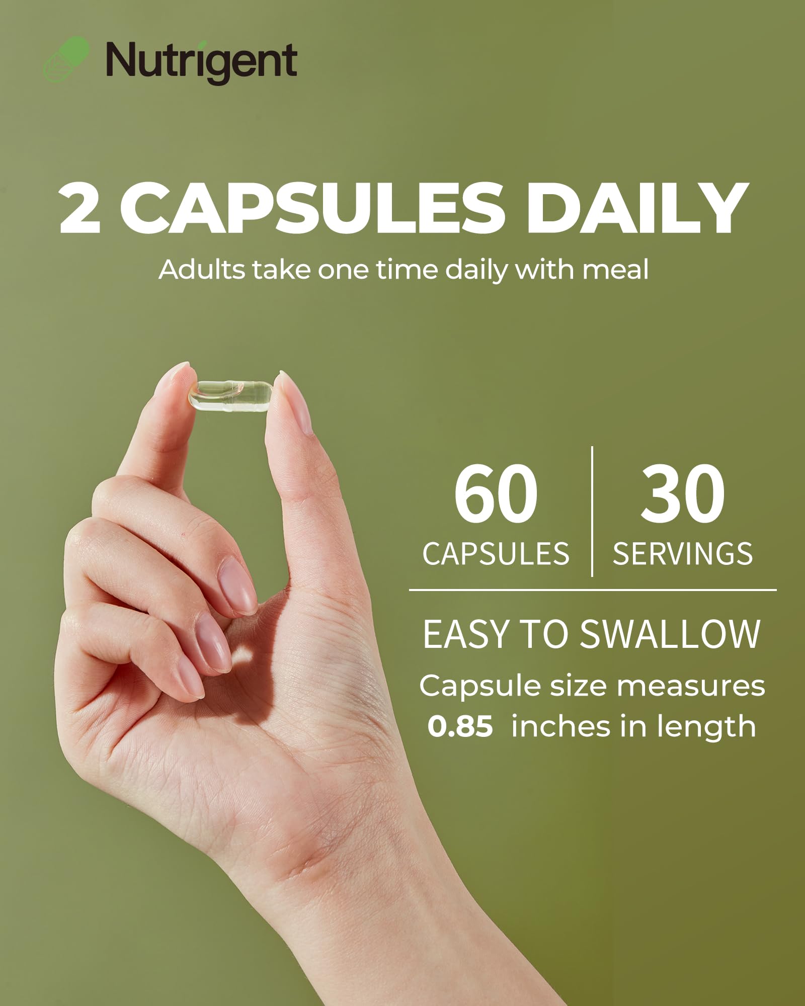 Nutrigent Organic Hemp Seed Oil Capsules on wooden background