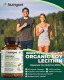 Nutrigent Organic Soy Lecithin Liquid Capsules back view
