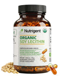 Nutrigent Organic Soy Lecithin Liquid Capsules front view