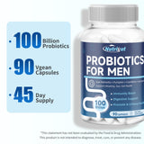 NutriGut Probiotics for Men lifestyle scene with bottle