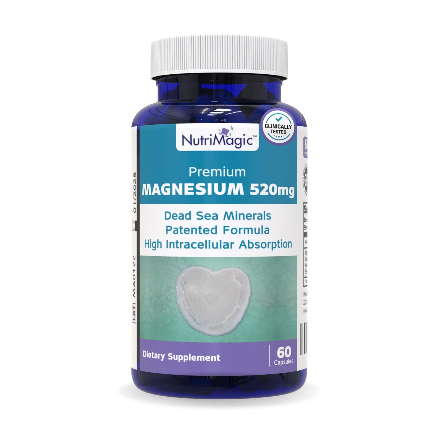 NutriMagic Magnesium Supplement 109g front view