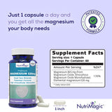 NutriMagic Magnesium Supplement 109g side view