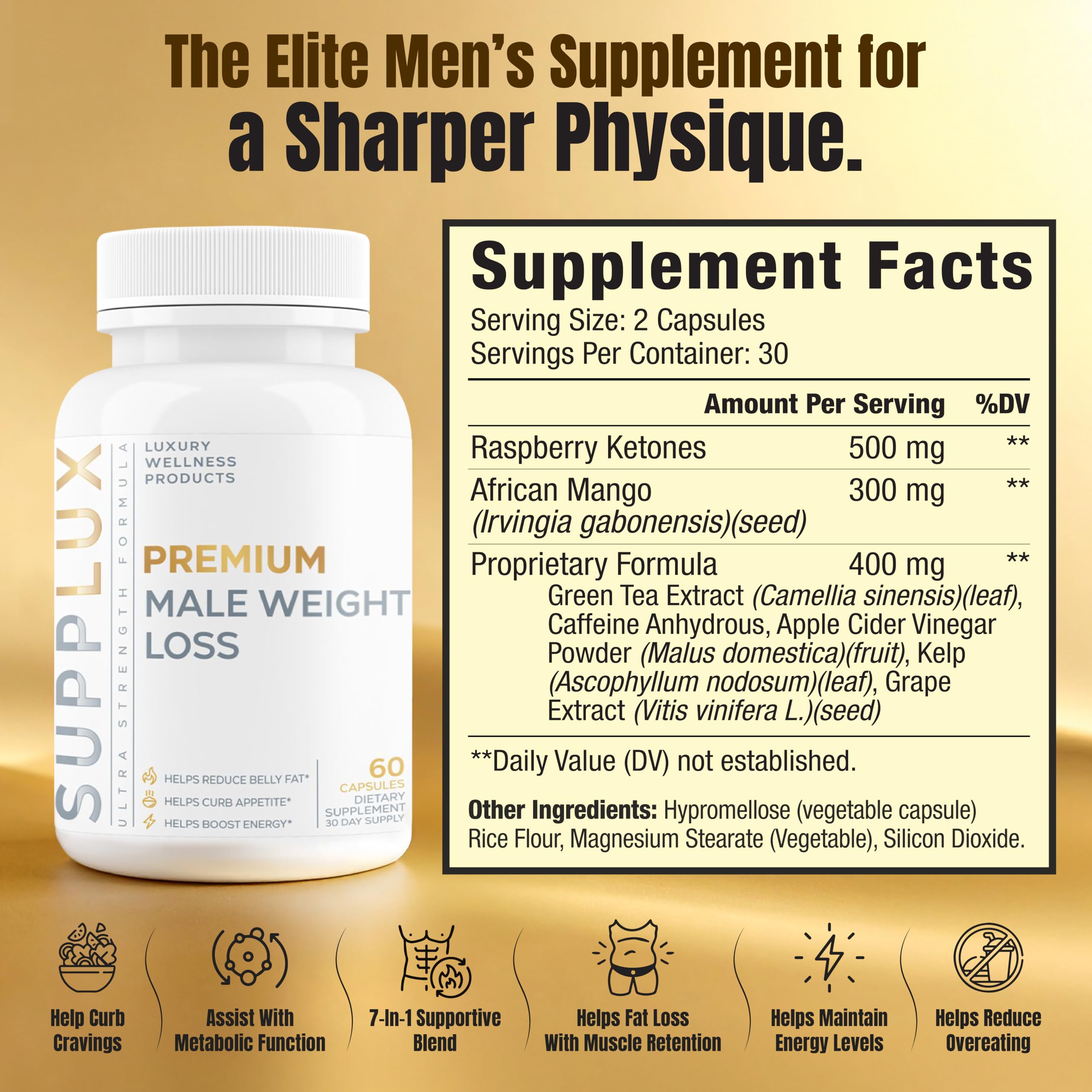 Nutrimend IQ Fat Burner Capsules back view with ingredient list